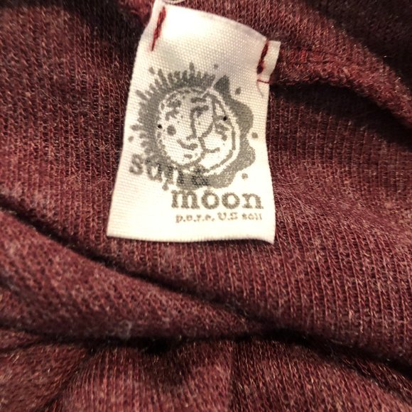 Sun N Moon Open Front Color Block Waterfall Cardigan SIZE  LARGE - Picture 10 of 12